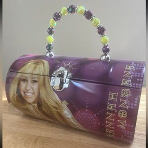 Hannah Montana Miley Cyrus Tin Box Container Purse Y2K Vintage Anniversary